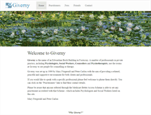 Tablet Screenshot of giverny.com.au